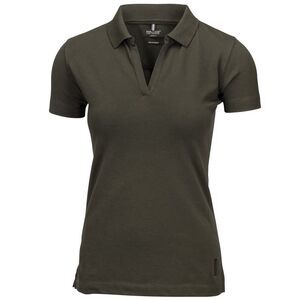 Nimbus Womens/Ladies Harvard Stretch Deluxe Polo Shirt / Olive